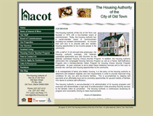 Tablet Screenshot of oldtownhousing.net